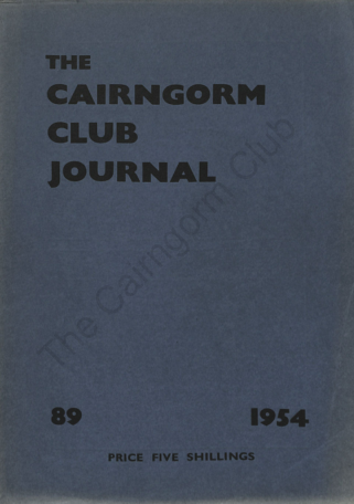 The Cairngorm Club Journal No 89 cover